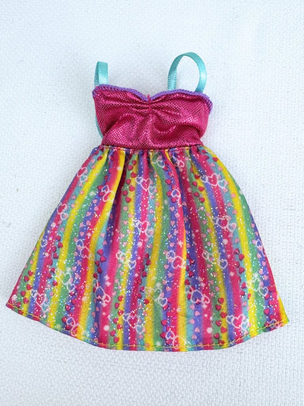 🍓5/$15 2011 Claire's Exclusive Barbie Dress Mattel Rainbow